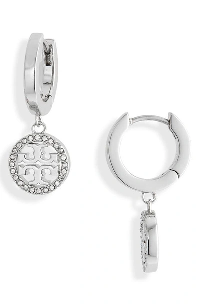 23SS MILLER PAVE HOOP EARRING
