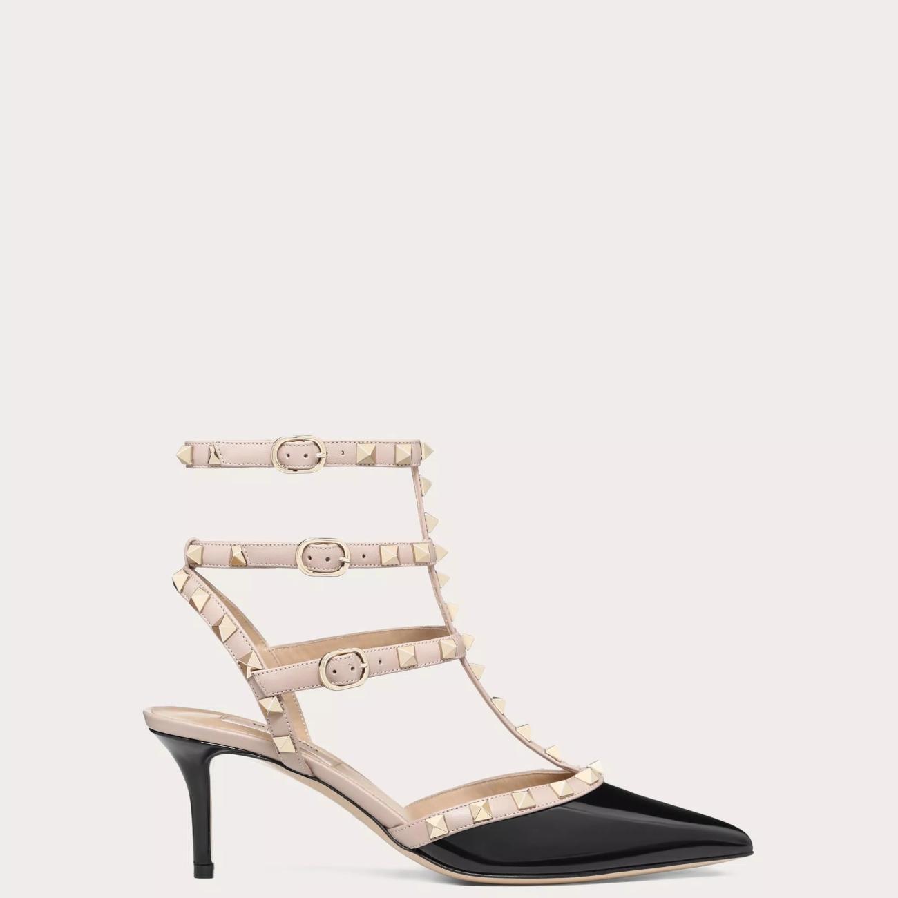 ROCKSTUD CAGE PUMPS 65MM