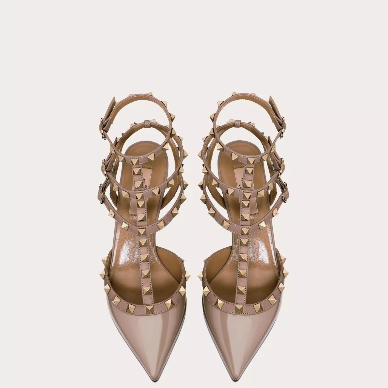 ROCKSTUD CAGE PUMPS 65MM