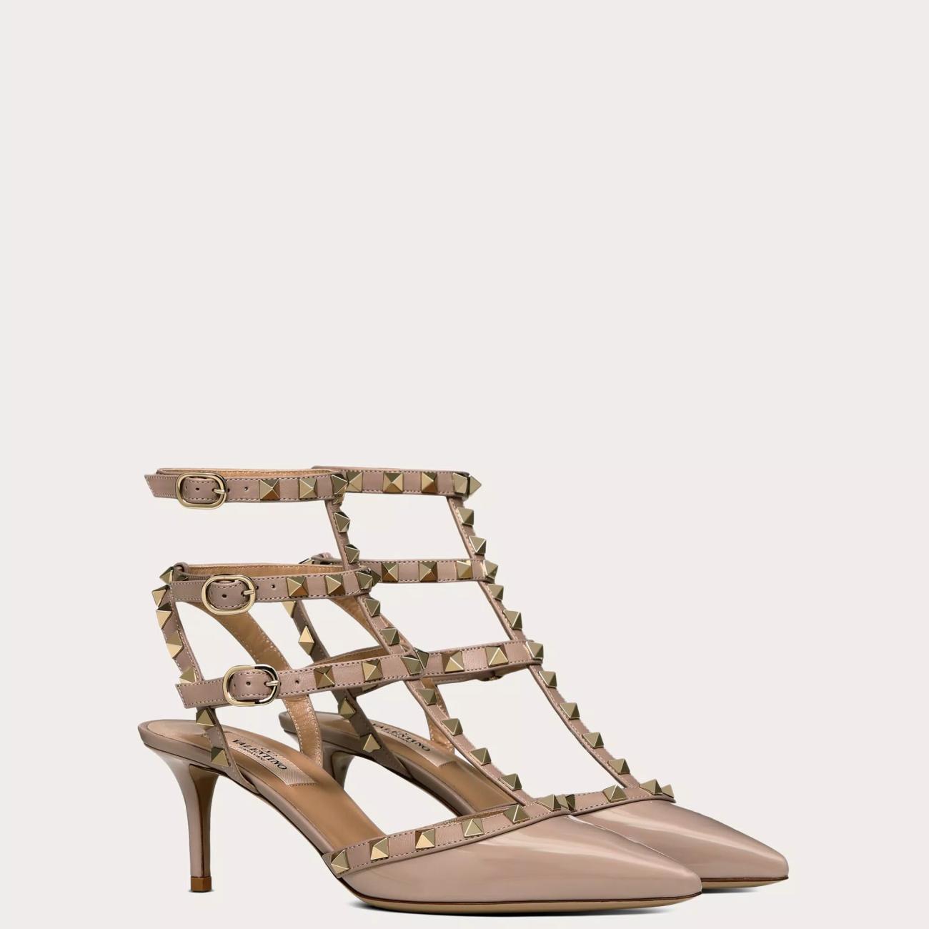 ROCKSTUD CAGE PUMPS 65MM