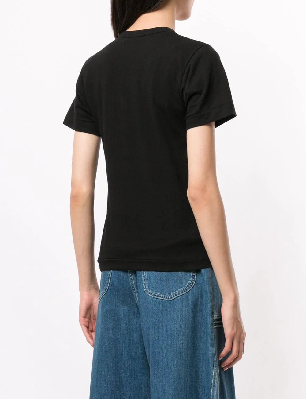 Double Heart Wappen Short Sleeve Tee black