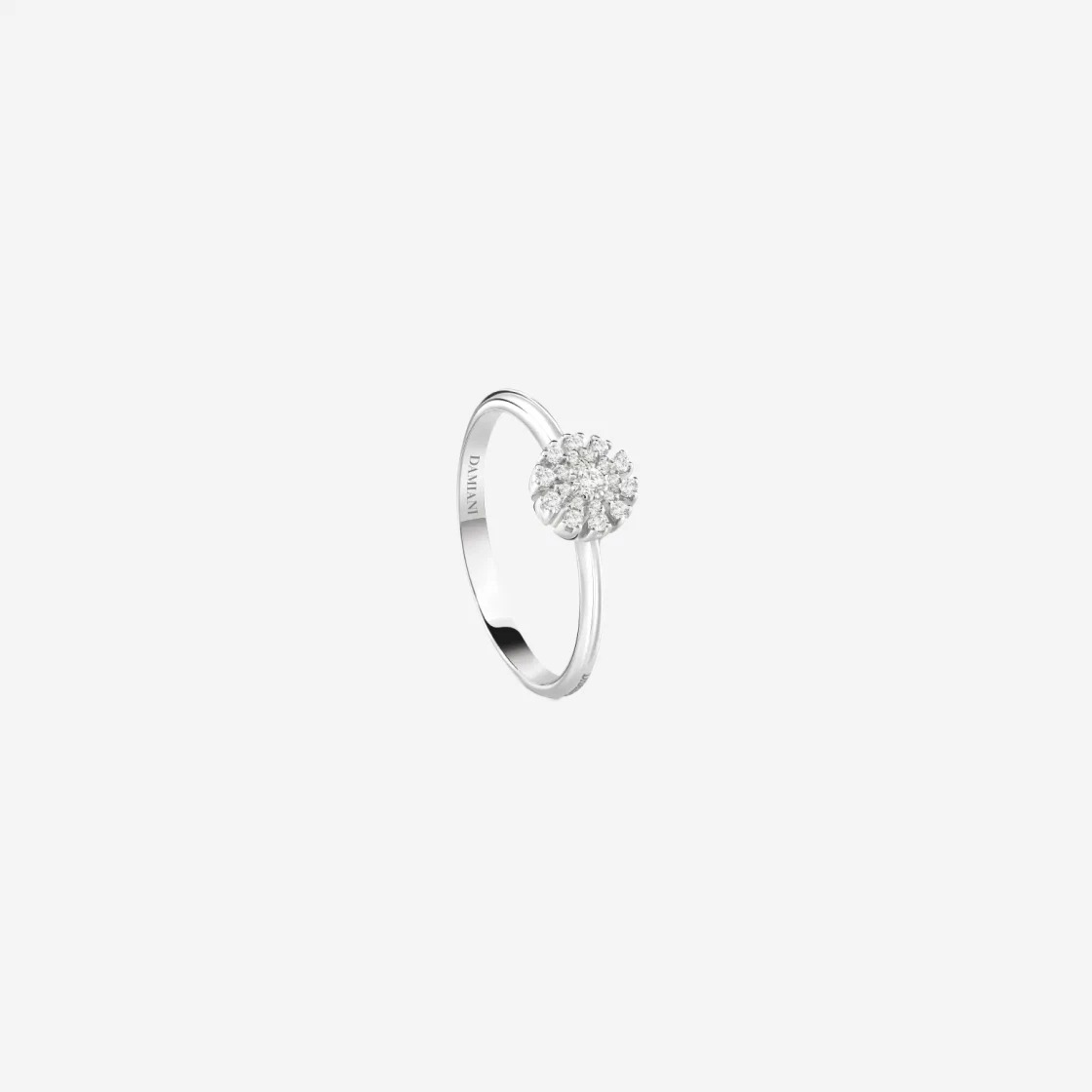 Damiani Margherita Diamonds Ring White Gold