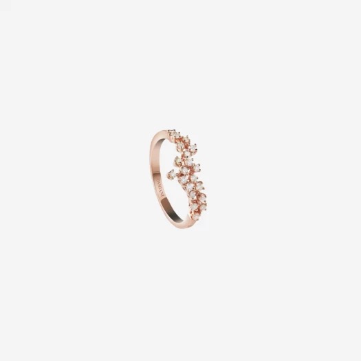 Damiani Mimosa Diamonds Ring Pink Gold