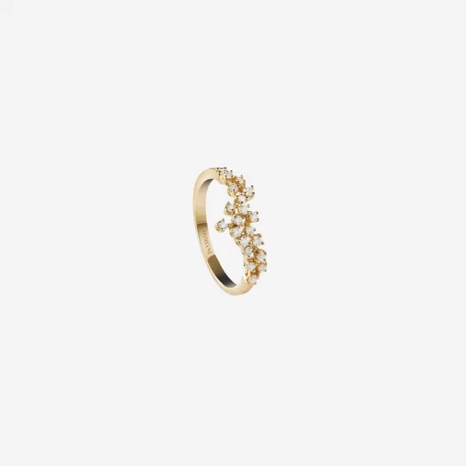 Damiani Mimosa Diamonds Ring Yellow Gold