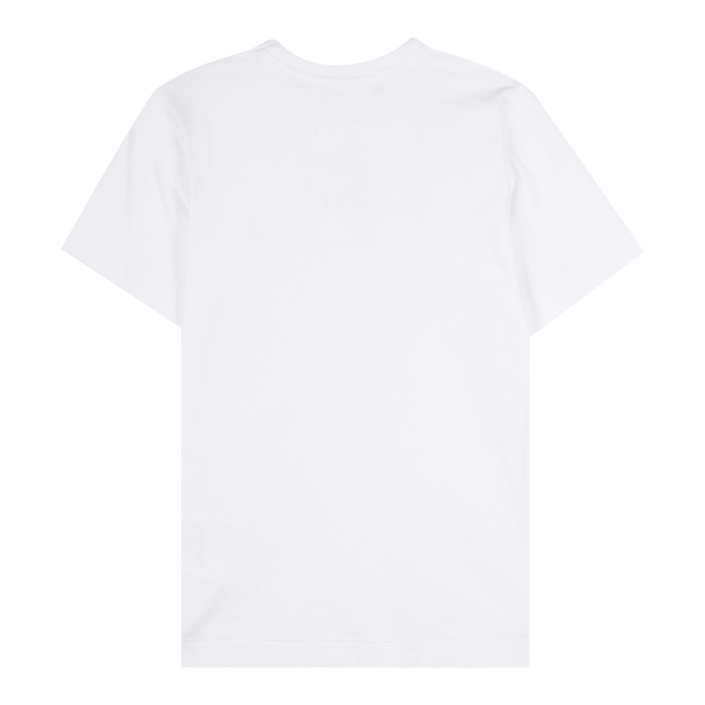 Small Red Heart Waffen Short Sleeve Tee WHITE
