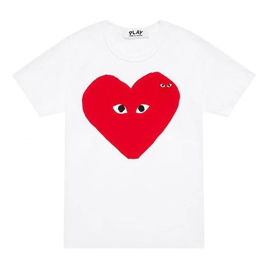 additional production  (double heart short sleeve tee)