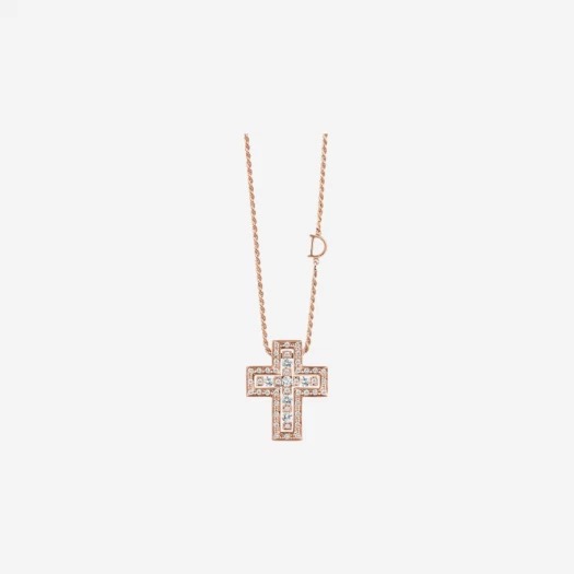 Damiani Belle Epoque Diamonds Necklace Pink Gold