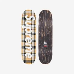 Supreme x Burberry Skateboard Deck Beige - 22SS