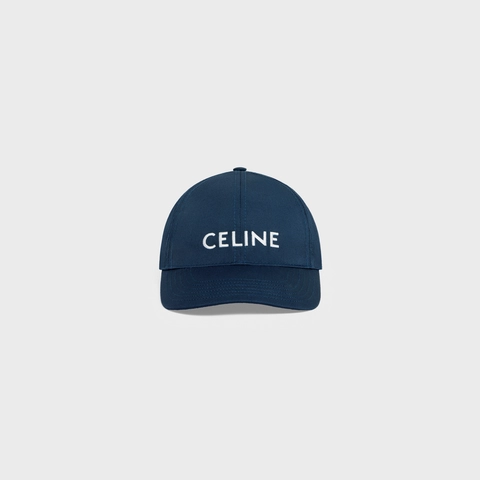 CELINE BASEBALL CAP - COTTON MARINE
