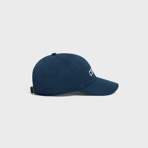 CELINE BASEBALL CAP - COTTON MARINE