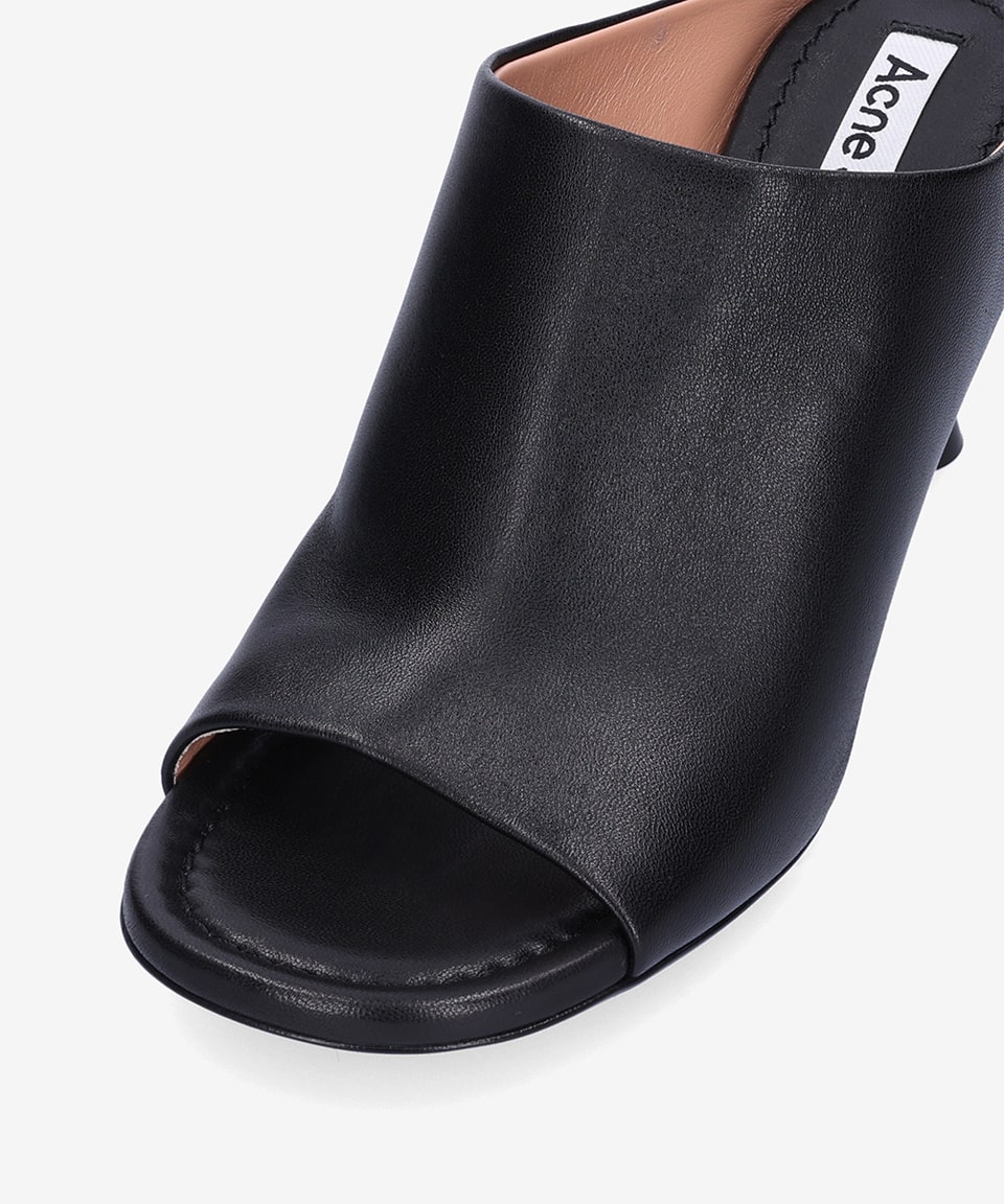 Open Toe Heel Sandal - Black