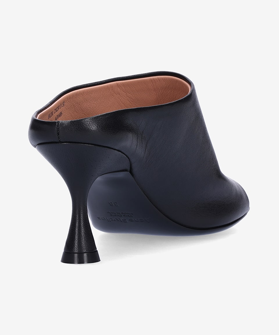 Open Toe Heel Sandal - Black