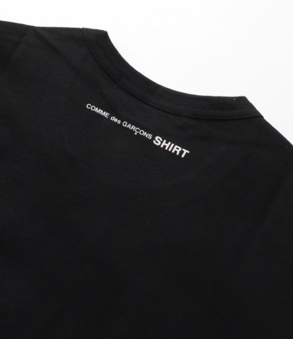 back logo short sleeve tee Black