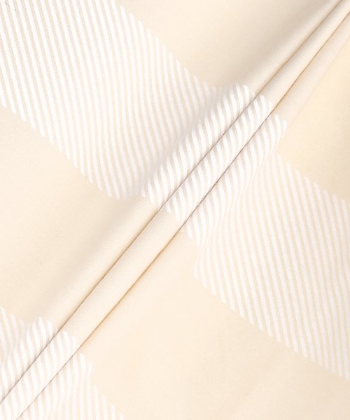 Men's oversized shirt with white stripe