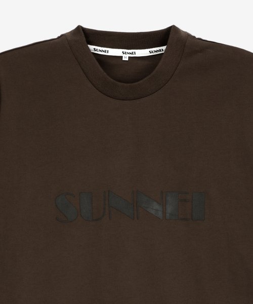 Women's classic logo-print short-sleeved T-shirt - Brown