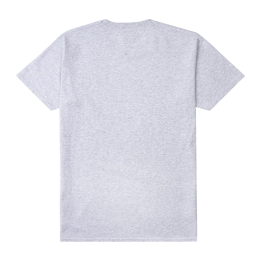 Graphic printing T-shirt gray