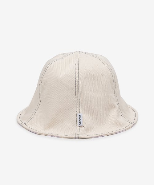 Common Reversible Bucket Hat - Ecru White 