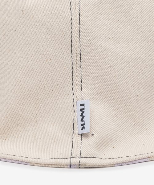 Common Reversible Bucket Hat - Ecru White 