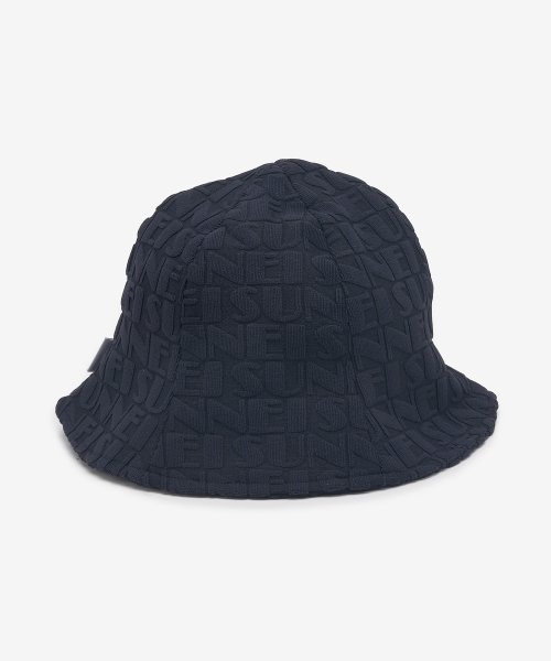 Common Embossed Logo Bucket Hat - Dark Navy 