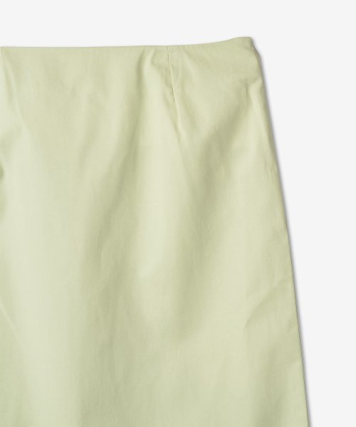 Women's long skirt - light green