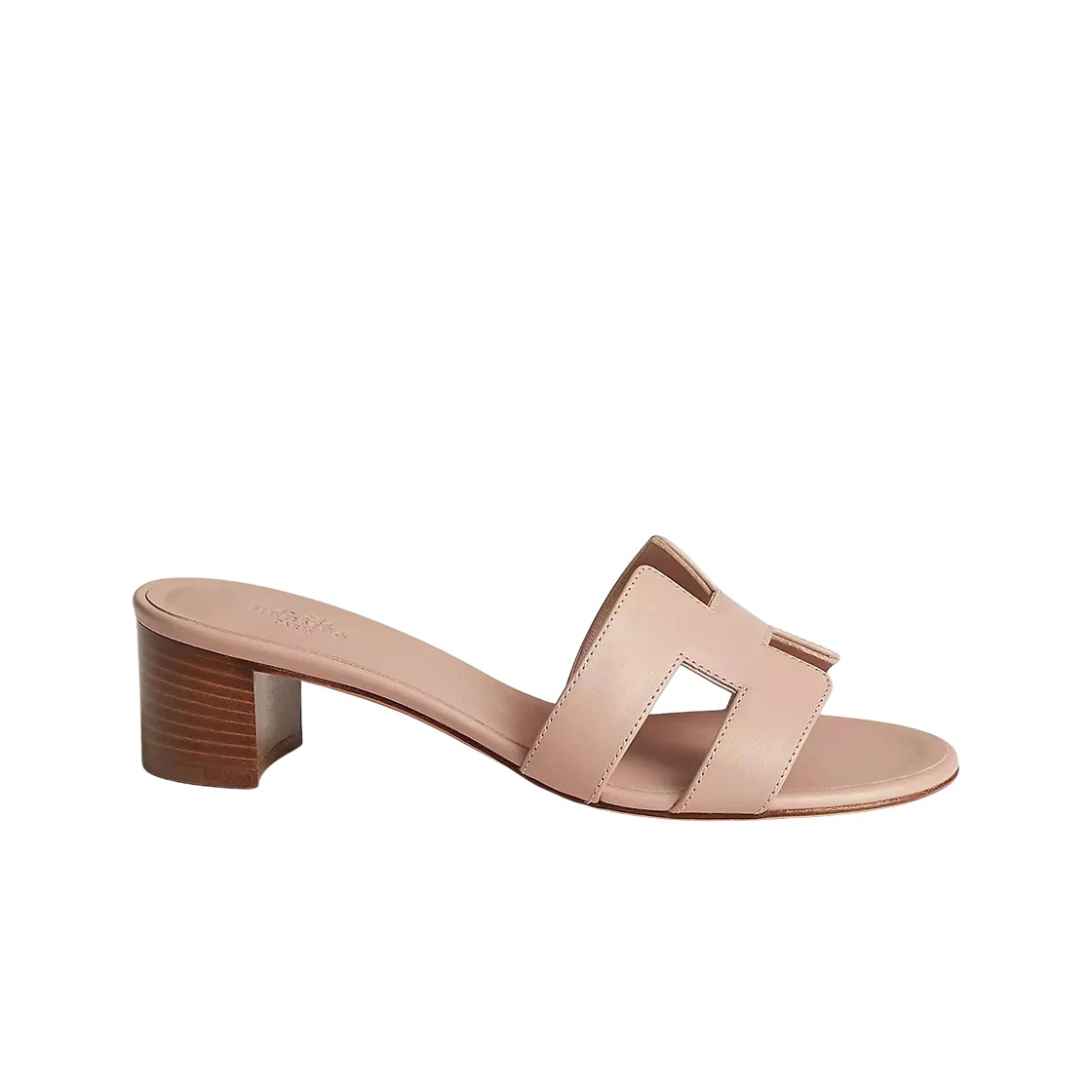 Hermes Oasis Sandal Calfskin & Beige Nude