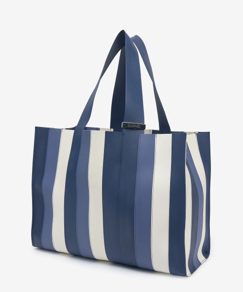 Public peralepipedo pudding cross-body bag - Blue