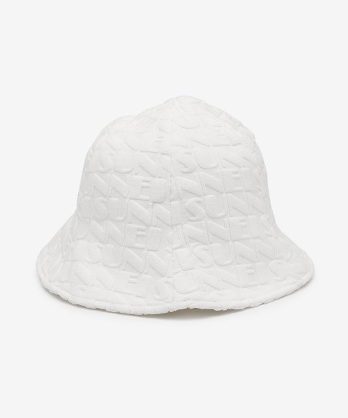 Common all-over towelling bucket hat - Off-white