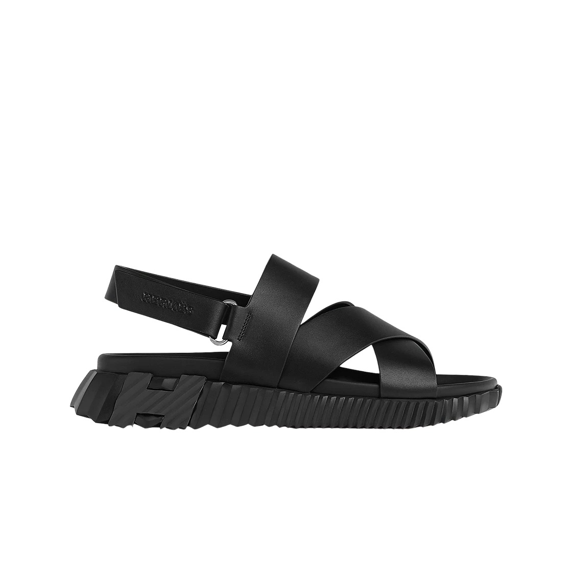 Hermes Electric Sandal Calfskin & Noir