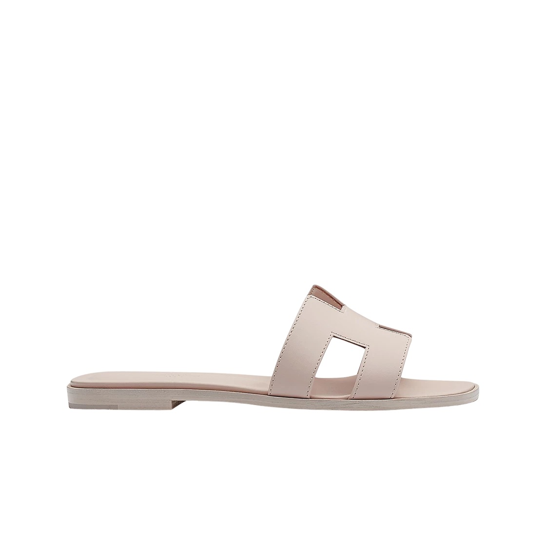 Hermes Oran Sandal Calfskin & Rose Petale