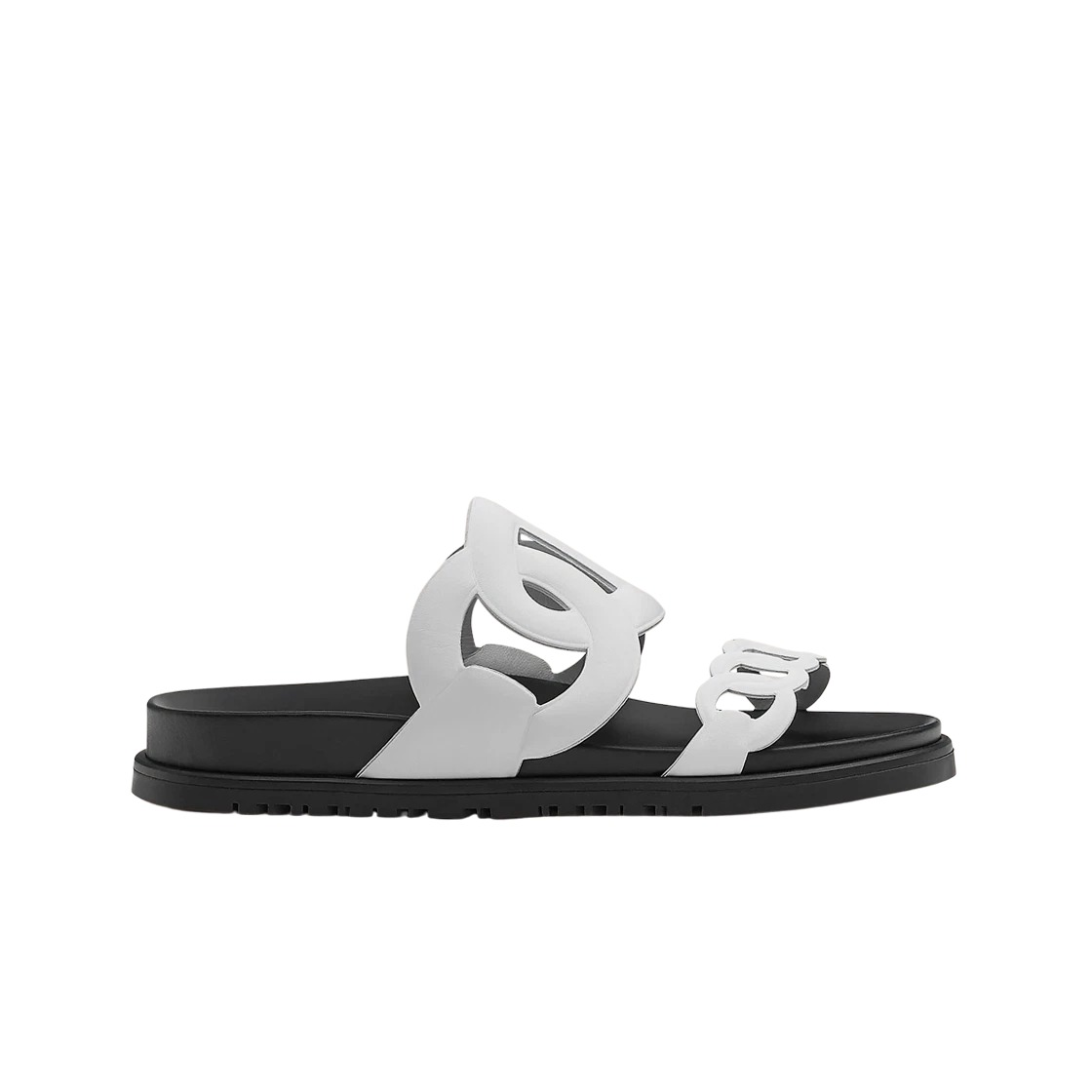 Hermes Extra Sandal Nappa & Blanc