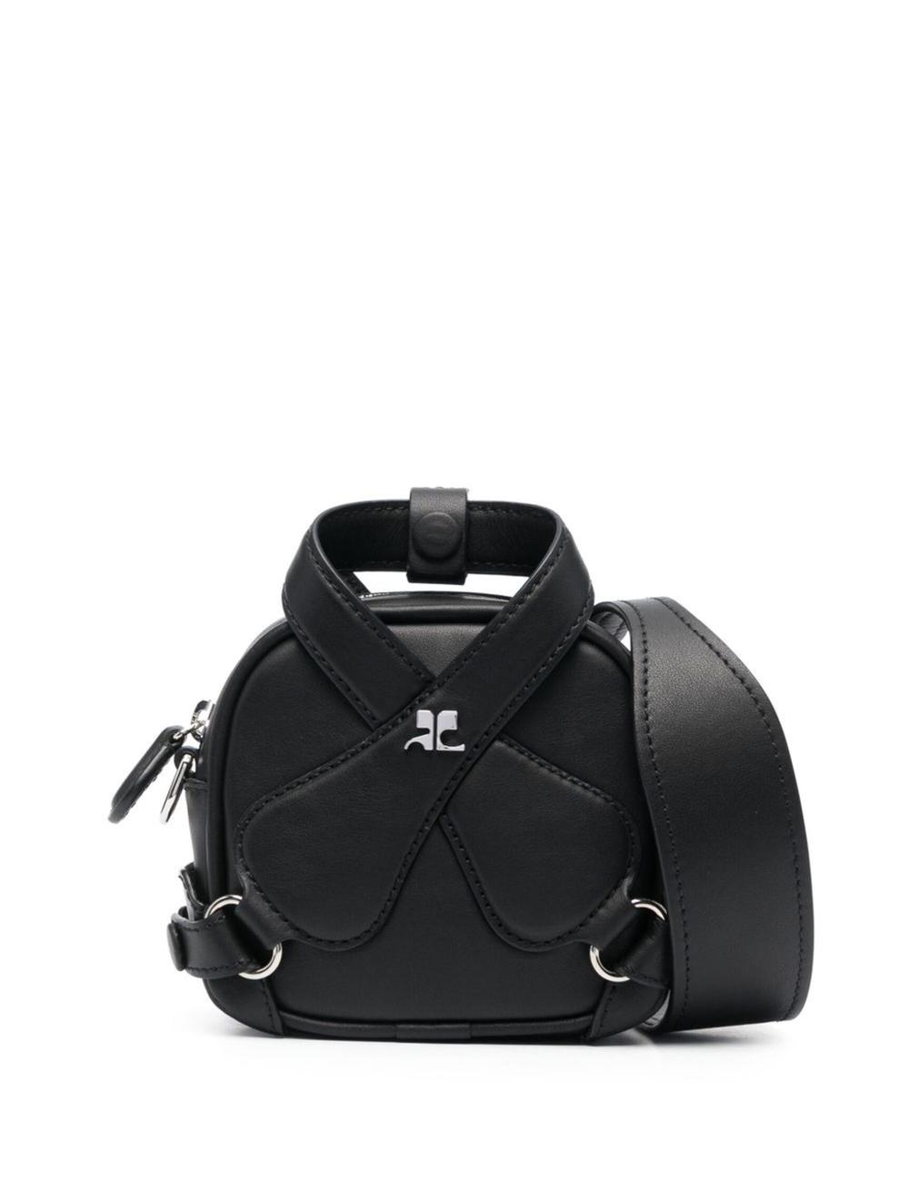 twisted-strap logo tote bag