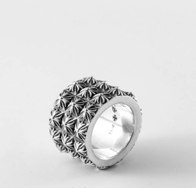 Pyramid Triple Fit Punk Ring