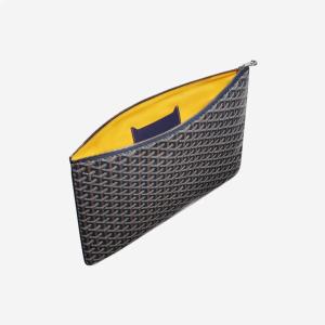 Goyard Sena document case GM navy blue