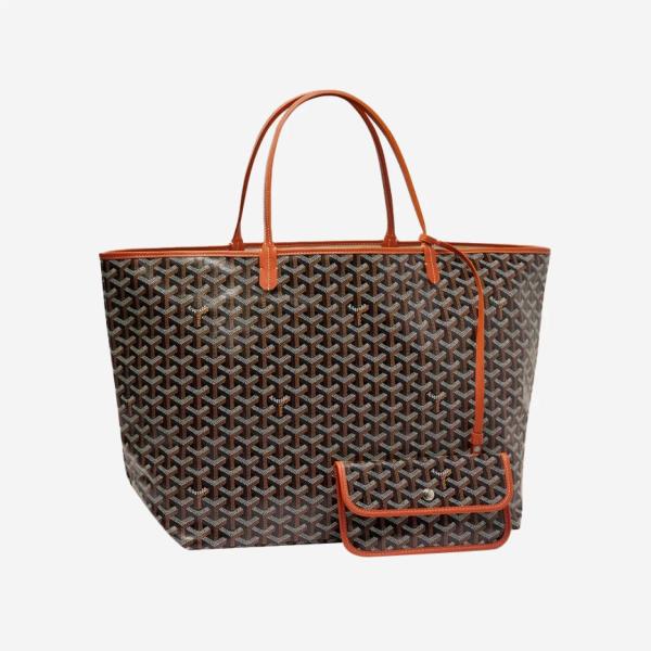 Goyard Navy Goyardine Canvas & Vauzelles Calfskin Saint-Sulpice