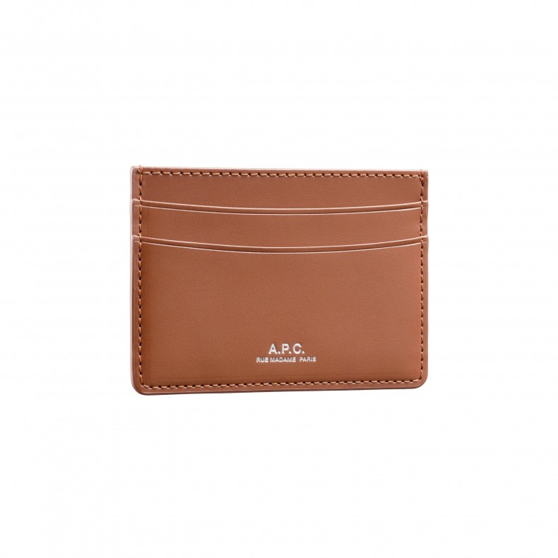 23SS Porte-Cartes (logo card wallet) Brown