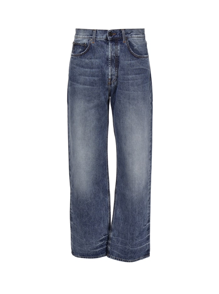Le De Nimes Suno Five Pocket Bootcut Jeans blue