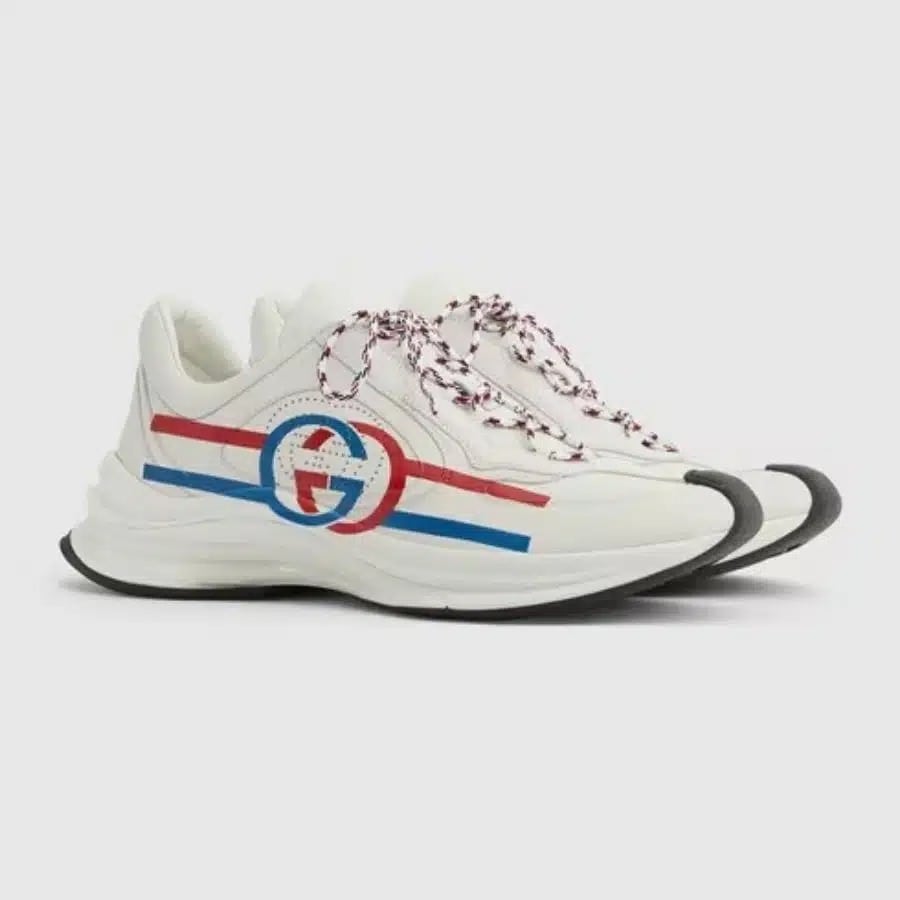 Gucci Run sneaker in white leather
