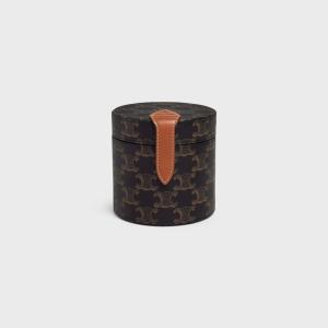 CANDLE HOLDER - TRIOMPHE CANVAS & CALFSKIN