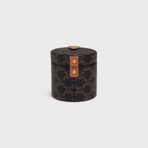 CANDLE HOLDER - TRIOMPHE CANVAS & CALFSKIN