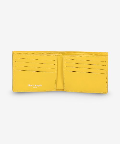 Common Leather Bifold Wallet - Yellow