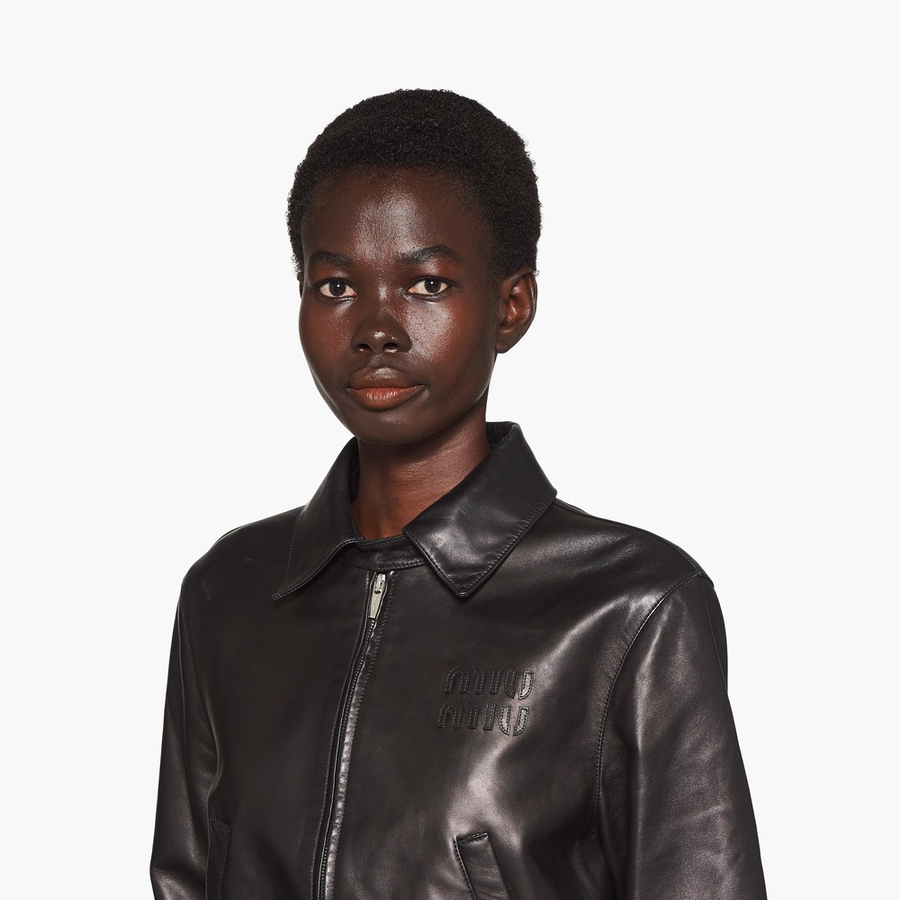 Nappa leather jacket