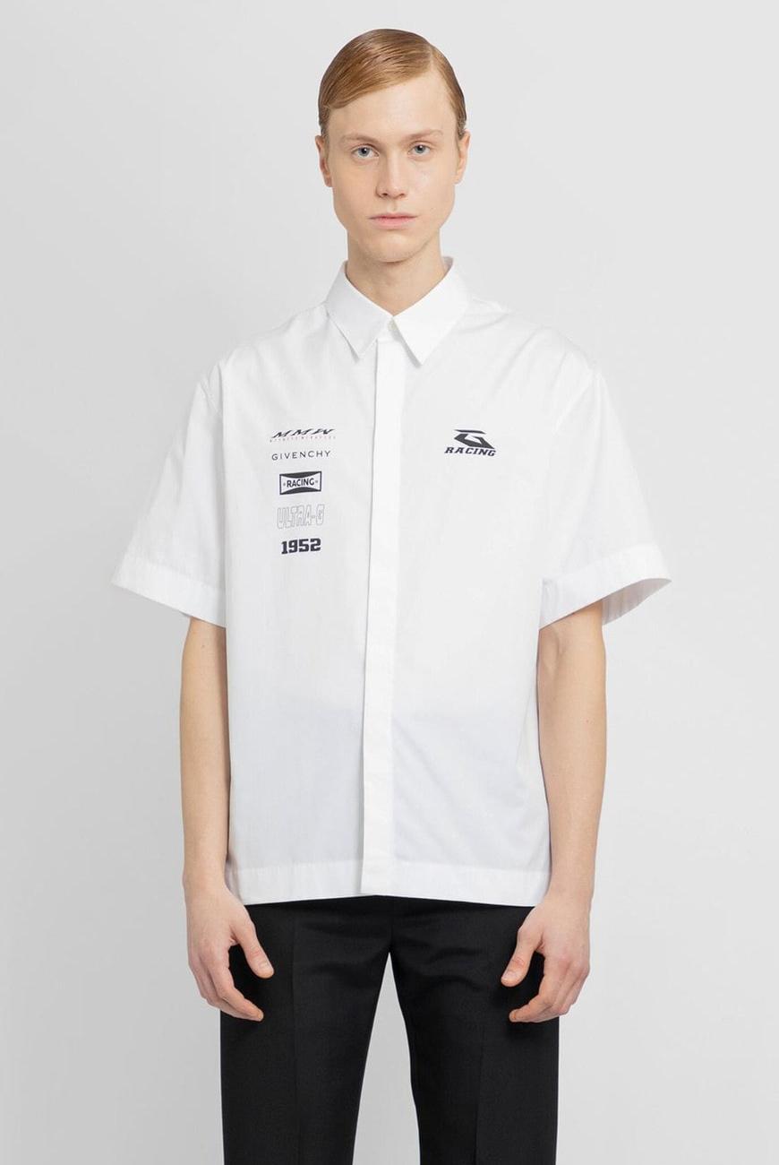 logo print short sleeve shirt