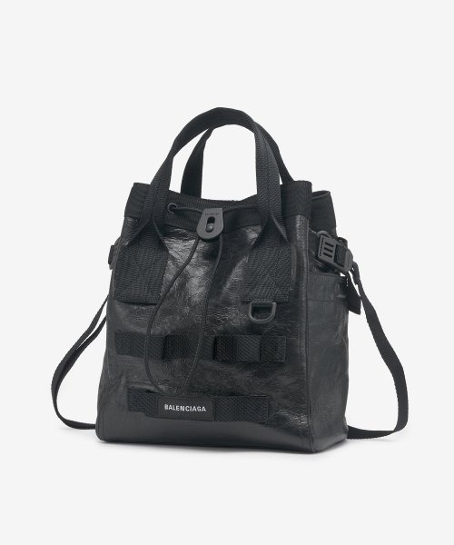 Men's Small Army Tote Bag - Black