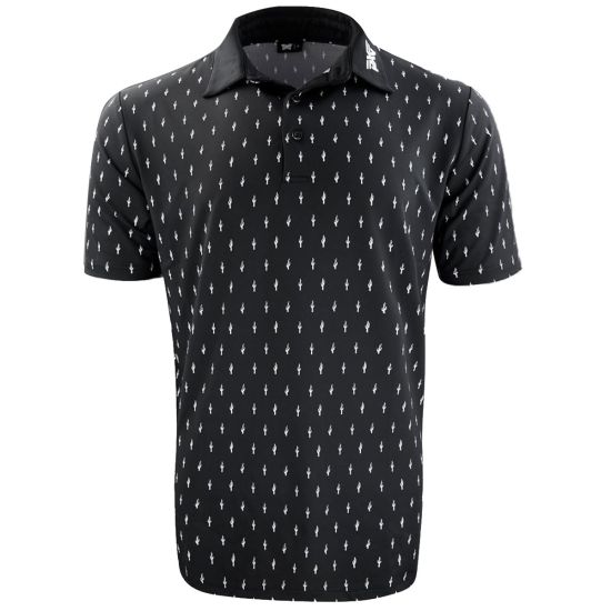 Men's Comfort Fit Cactus Print Polo 