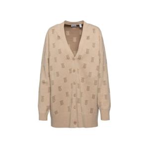 Monogram Wool Silk Blend Oversized Cardigan free