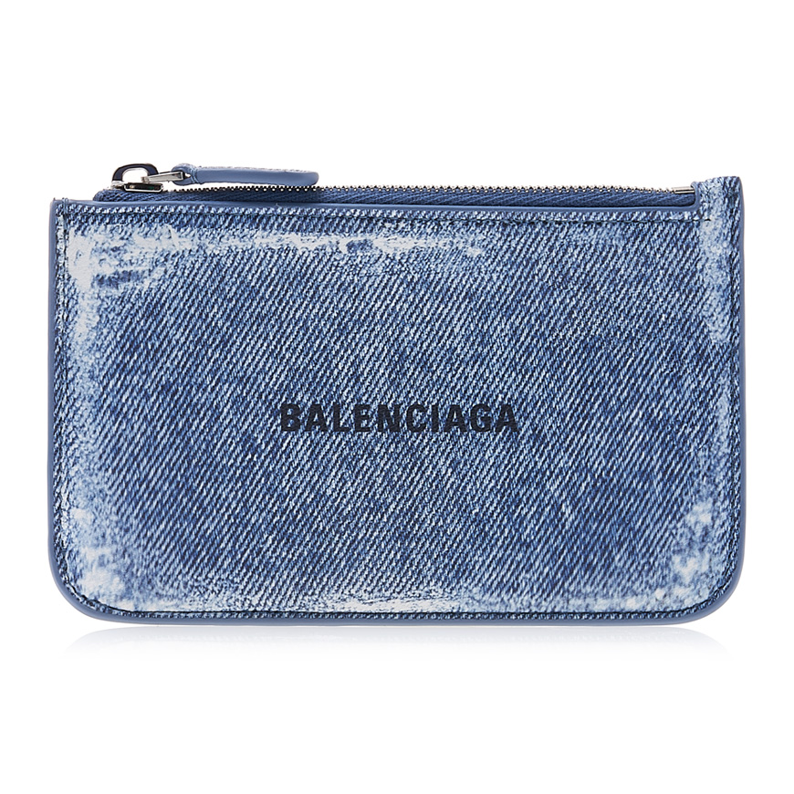Women Denim Print Card Wallet