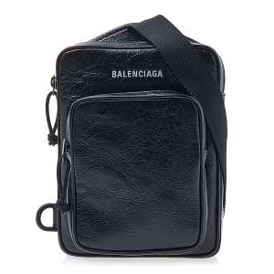 MEN'S EXPLORER CROSSBODY MESSENGER BAG IN BLACK