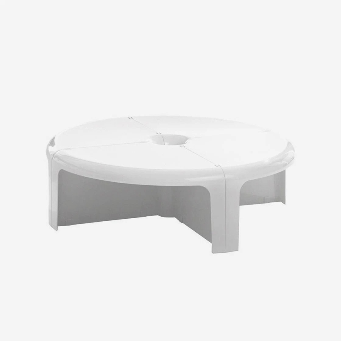 Bee Line 4/4 Coffee Table White