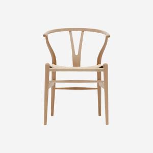 Carl Hansen & Son CH24 Wishbone Chair Beech & Oil Finish Natural Seat