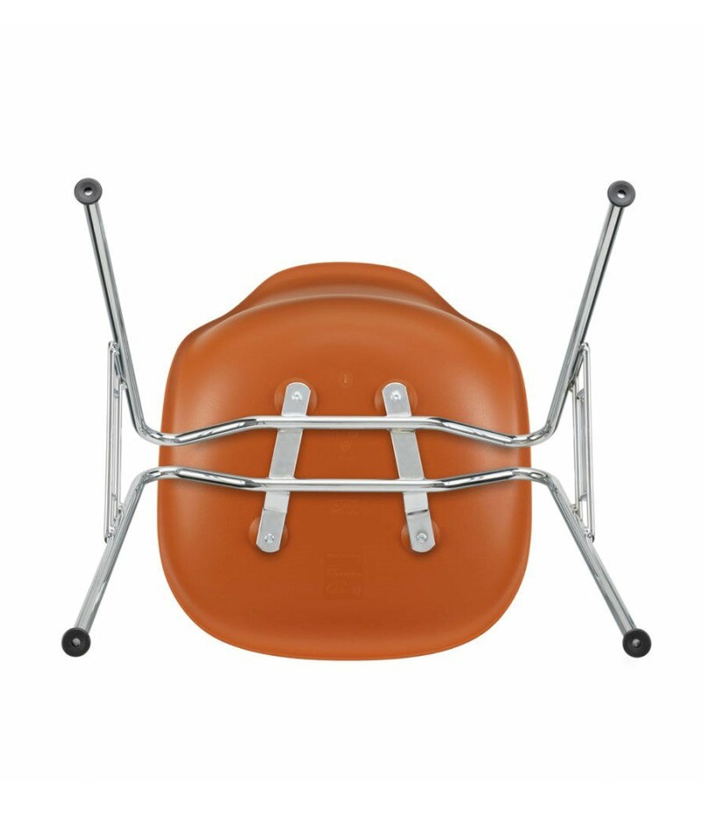 Beatrims Plastic Side Chair DSS-N Rusty Orange